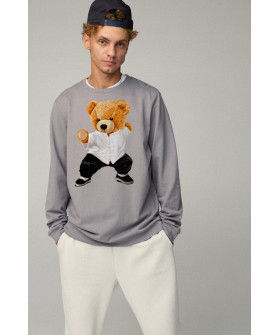 Світшот чоловічий OVERSIZE /no flis/