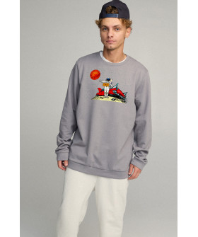 Світшот чоловічий OVERSIZE /no flis/