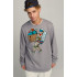 Світшот чоловічий OVERSIZE /no flis/
