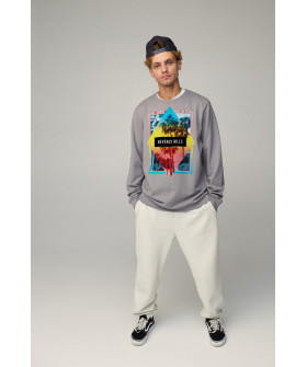 Світшот чоловічий OVERSIZE /no flis/