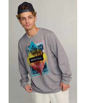 Світшот чоловічий OVERSIZE /no flis/