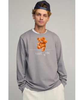 Світшот чоловічий OVERSIZE /no flis/