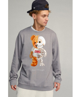 Світшот чоловічий OVERSIZE /no flis/