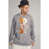 Світшот чоловічий OVERSIZE /no flis/