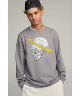 Світшот чоловічий OVERSIZE /no flis/