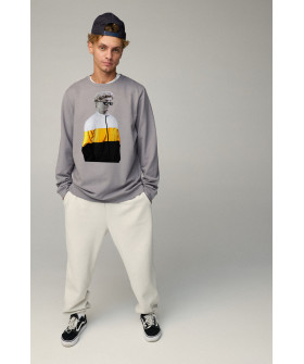 Світшот чоловічий OVERSIZE /no flis/