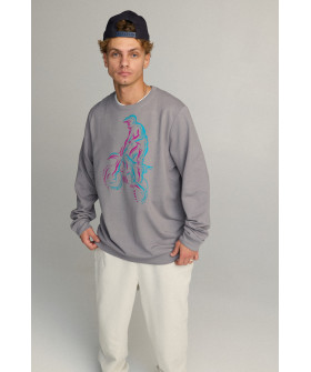 Світшот чоловічий OVERSIZE /no flis/