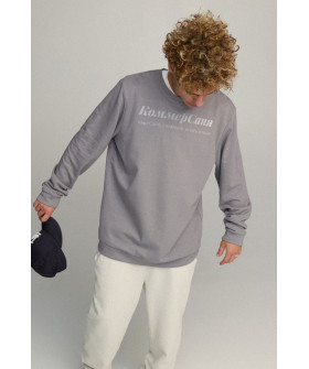 Світшот чоловічий OVERSIZE /no flis/