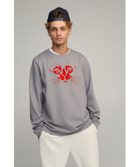 Світшот чоловічий OVERSIZE /no flis/