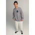 Світшот чоловічий OVERSIZE /no flis/