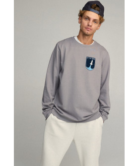 Світшот чоловічий OVERSIZE /no flis/