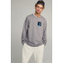 Світшот чоловічий OVERSIZE /no flis/