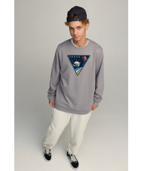 Світшот чоловічий OVERSIZE /no flis/