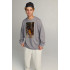 Світшот чоловічий OVERSIZE /no flis/