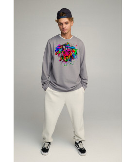 Світшот чоловічий OVERSIZE /no flis/