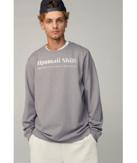 Світшот чоловічий OVERSIZE /no flis/