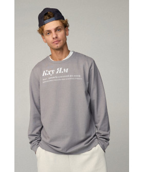 Світшот чоловічий OVERSIZE /no flis/