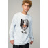 Світшот чоловічий OVERSIZE /no flis/