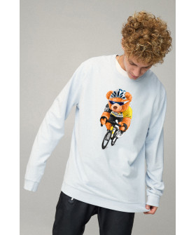 Світшот чоловічий OVERSIZE /no flis/