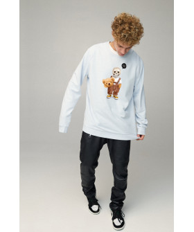 Світшот чоловічий OVERSIZE /no flis/