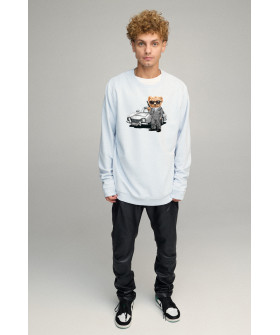 Світшот чоловічий OVERSIZE /no flis/
