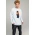 Світшот чоловічий OVERSIZE /no flis/