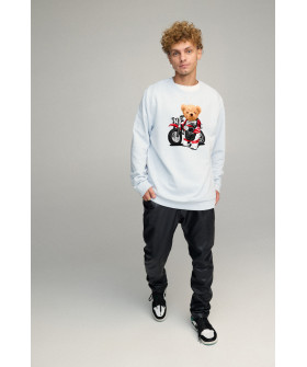 Світшот чоловічий OVERSIZE /no flis/