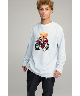 Світшот чоловічий OVERSIZE /no flis/