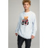 Світшот чоловічий OVERSIZE /no flis/