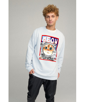 Світшот чоловічий OVERSIZE /no flis/