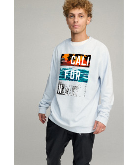Світшот чоловічий OVERSIZE /no flis/