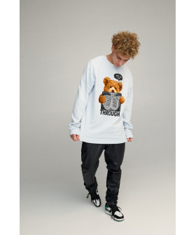 Світшот чоловічий OVERSIZE /no flis/