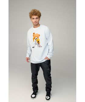 Світшот чоловічий OVERSIZE /no flis/