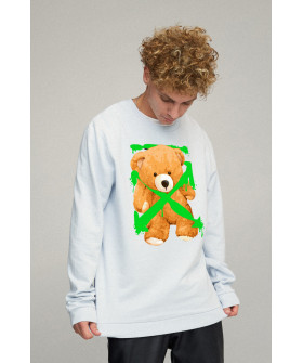 Світшот чоловічий OVERSIZE /no flis/