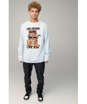 Світшот чоловічий OVERSIZE /no flis/