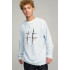 Світшот чоловічий OVERSIZE /no flis/