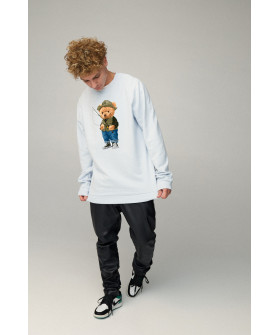 Світшот чоловічий OVERSIZE /no flis/