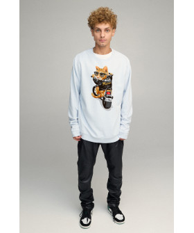 Світшот чоловічий OVERSIZE /no flis/