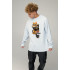 Світшот чоловічий OVERSIZE /no flis/