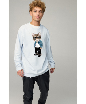 Світшот чоловічий OVERSIZE /no flis/