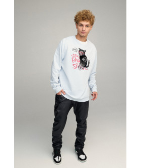 Світшот чоловічий OVERSIZE /no flis/