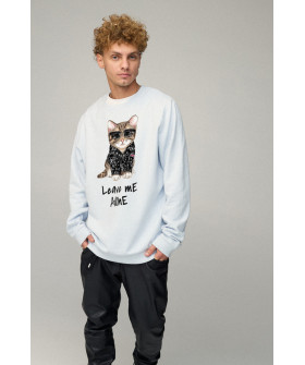 Світшот чоловічий OVERSIZE /no flis/
