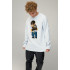 Світшот чоловічий OVERSIZE /no flis/