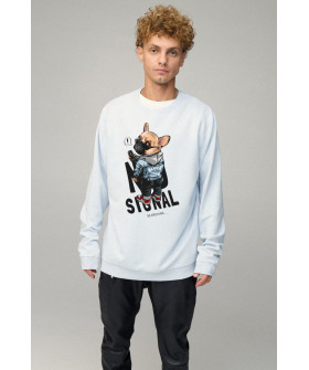 Світшот чоловічий OVERSIZE /no flis/