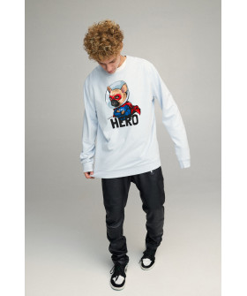 Світшот чоловічий OVERSIZE /no flis/
