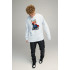 Світшот чоловічий OVERSIZE /no flis/