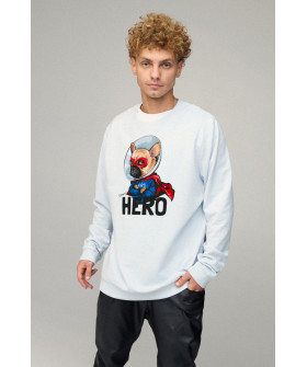 Світшот чоловічий OVERSIZE /no flis/