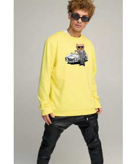 Світшот чоловічий OVERSIZE /no flis/