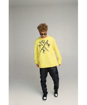 Світшот чоловічий OVERSIZE /no flis/