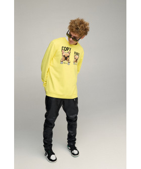 Світшот чоловічий OVERSIZE /no flis/